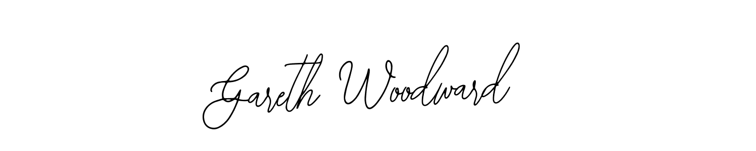 How to make Gareth Woodward name signature. Use Bearetta-2O07w style for creating short signs online. This is the latest handwritten sign. Gareth Woodward signature style 12 images and pictures png