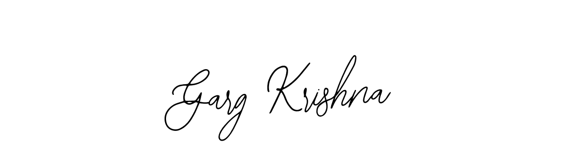 How to Draw Garg Krishna signature style? Bearetta-2O07w is a latest design signature styles for name Garg Krishna. Garg Krishna signature style 12 images and pictures png