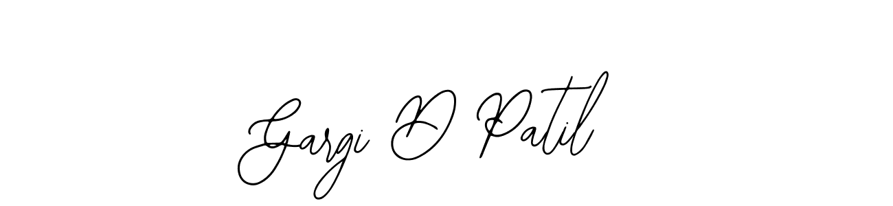 Also You can easily find your signature by using the search form. We will create Gargi D Patil name handwritten signature images for you free of cost using Bearetta-2O07w sign style. Gargi D Patil signature style 12 images and pictures png