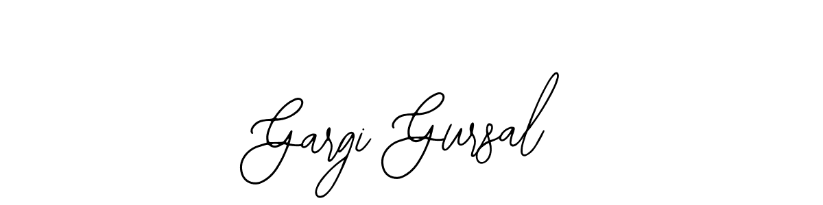 Similarly Bearetta-2O07w is the best handwritten signature design. Signature creator online .You can use it as an online autograph creator for name Gargi Gursal. Gargi Gursal signature style 12 images and pictures png