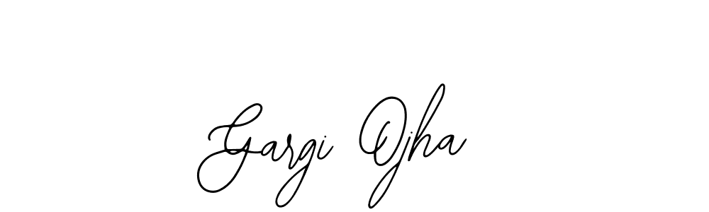 Bearetta-2O07w is a professional signature style that is perfect for those who want to add a touch of class to their signature. It is also a great choice for those who want to make their signature more unique. Get Gargi Ojha name to fancy signature for free. Gargi Ojha signature style 12 images and pictures png