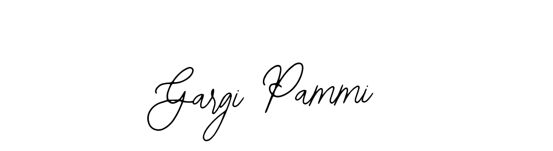 Design your own signature with our free online signature maker. With this signature software, you can create a handwritten (Bearetta-2O07w) signature for name Gargi Pammi. Gargi Pammi signature style 12 images and pictures png