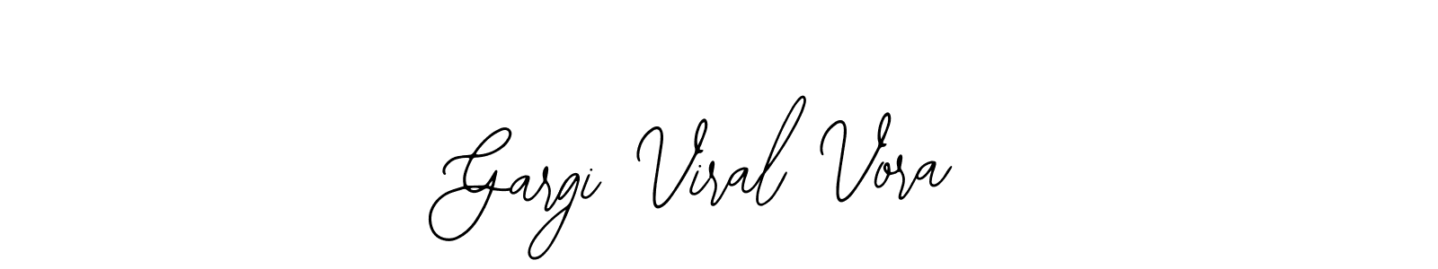 It looks lik you need a new signature style for name Gargi Viral Vora. Design unique handwritten (Bearetta-2O07w) signature with our free signature maker in just a few clicks. Gargi Viral Vora signature style 12 images and pictures png