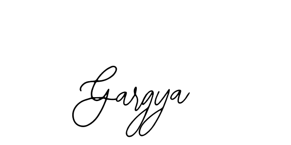 How to make Gargya name signature. Use Bearetta-2O07w style for creating short signs online. This is the latest handwritten sign. Gargya signature style 12 images and pictures png