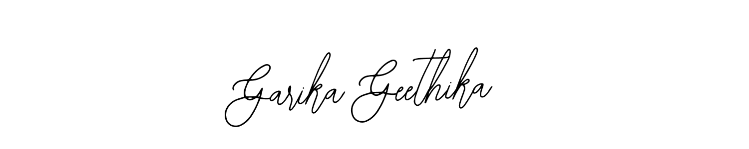 Design your own signature with our free online signature maker. With this signature software, you can create a handwritten (Bearetta-2O07w) signature for name Garika Geethika. Garika Geethika signature style 12 images and pictures png