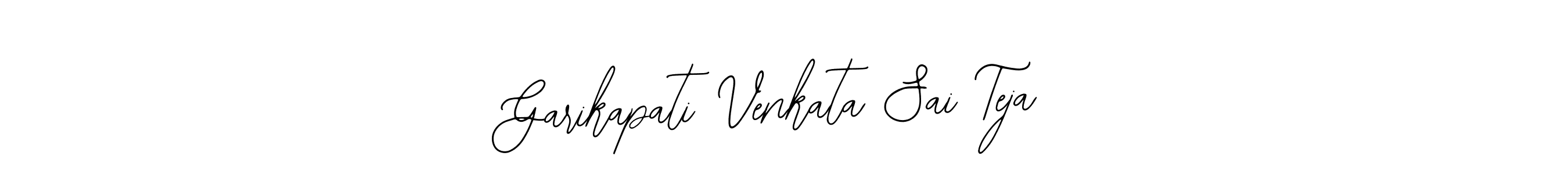 The best way (Bearetta-2O07w) to make a short signature is to pick only two or three words in your name. The name Garikapati Venkata Sai Teja include a total of six letters. For converting this name. Garikapati Venkata Sai Teja signature style 12 images and pictures png