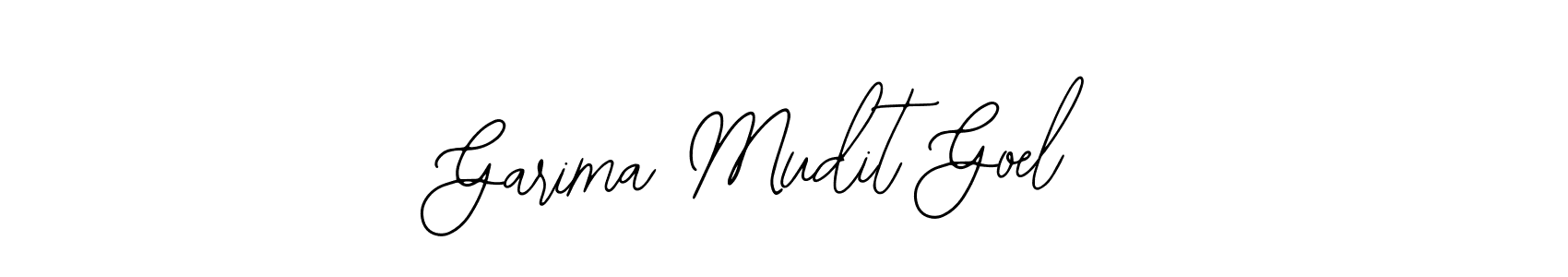 Also You can easily find your signature by using the search form. We will create Garima Mudit Goel name handwritten signature images for you free of cost using Bearetta-2O07w sign style. Garima Mudit Goel signature style 12 images and pictures png