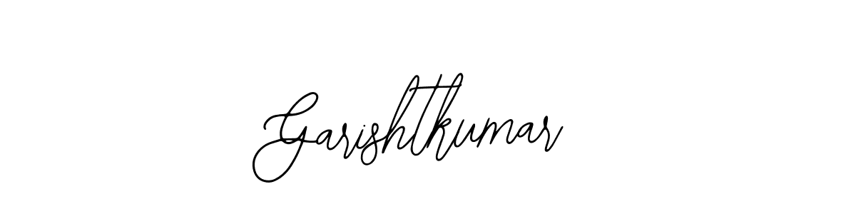 How to make Garishtkumar name signature. Use Bearetta-2O07w style for creating short signs online. This is the latest handwritten sign. Garishtkumar signature style 12 images and pictures png