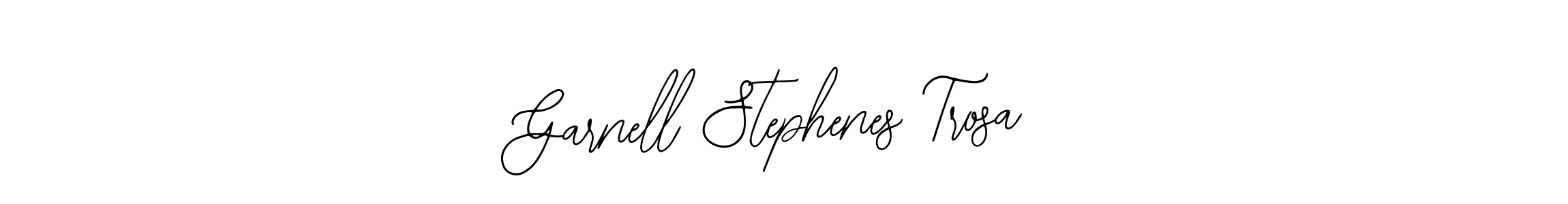 The best way (Bearetta-2O07w) to make a short signature is to pick only two or three words in your name. The name Garnell Stephenes Trosa include a total of six letters. For converting this name. Garnell Stephenes Trosa signature style 12 images and pictures png