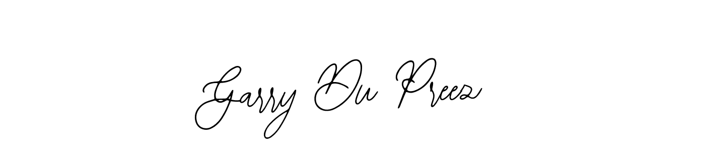 How to make Garry Du Preez signature? Bearetta-2O07w is a professional autograph style. Create handwritten signature for Garry Du Preez name. Garry Du Preez signature style 12 images and pictures png