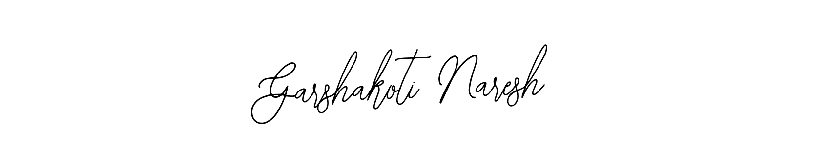 Design your own signature with our free online signature maker. With this signature software, you can create a handwritten (Bearetta-2O07w) signature for name Garshakoti Naresh. Garshakoti Naresh signature style 12 images and pictures png