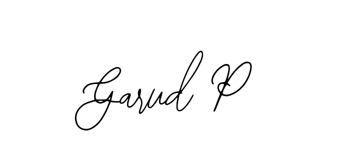 How to make Garud P signature? Bearetta-2O07w is a professional autograph style. Create handwritten signature for Garud P name. Garud P signature style 12 images and pictures png