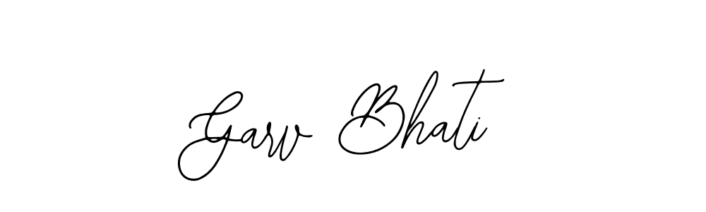 Make a beautiful signature design for name Garv Bhati. Use this online signature maker to create a handwritten signature for free. Garv Bhati signature style 12 images and pictures png