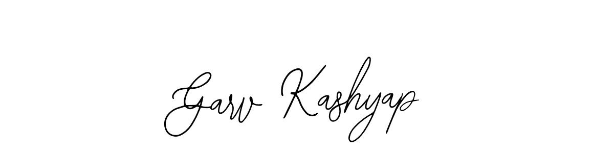 How to make Garv Kashyap name signature. Use Bearetta-2O07w style for creating short signs online. This is the latest handwritten sign. Garv Kashyap signature style 12 images and pictures png