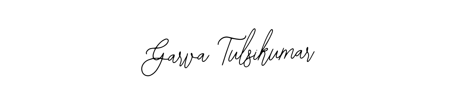 Use a signature maker to create a handwritten signature online. With this signature software, you can design (Bearetta-2O07w) your own signature for name Garva Tulsikumar. Garva Tulsikumar signature style 12 images and pictures png