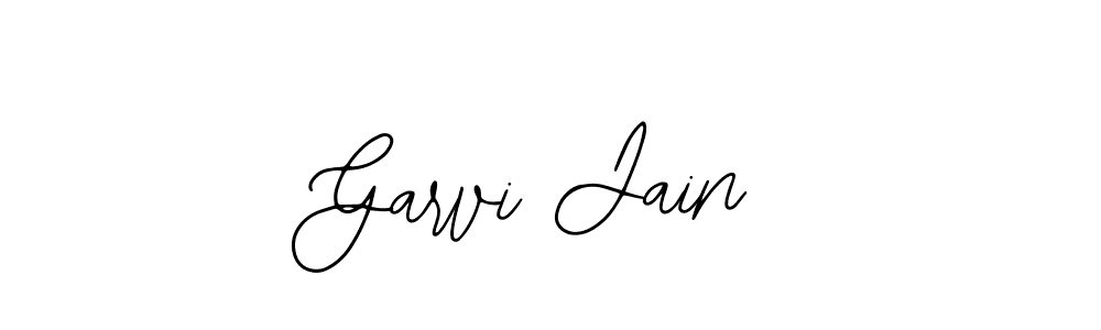 if you are searching for the best signature style for your name Garvi Jain. so please give up your signature search. here we have designed multiple signature styles  using Bearetta-2O07w. Garvi Jain signature style 12 images and pictures png
