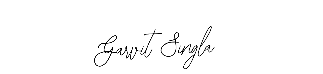 if you are searching for the best signature style for your name Garvit Singla. so please give up your signature search. here we have designed multiple signature styles  using Bearetta-2O07w. Garvit Singla signature style 12 images and pictures png