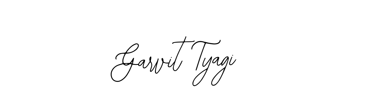 The best way (Bearetta-2O07w) to make a short signature is to pick only two or three words in your name. The name Garvit Tyagi include a total of six letters. For converting this name. Garvit Tyagi signature style 12 images and pictures png