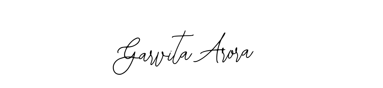 Design your own signature with our free online signature maker. With this signature software, you can create a handwritten (Bearetta-2O07w) signature for name Garvita Arora. Garvita Arora signature style 12 images and pictures png