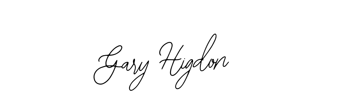 How to make Gary Higdon name signature. Use Bearetta-2O07w style for creating short signs online. This is the latest handwritten sign. Gary Higdon signature style 12 images and pictures png