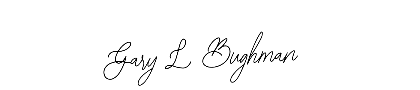 How to Draw Gary L Bughman signature style? Bearetta-2O07w is a latest design signature styles for name Gary L Bughman. Gary L Bughman signature style 12 images and pictures png