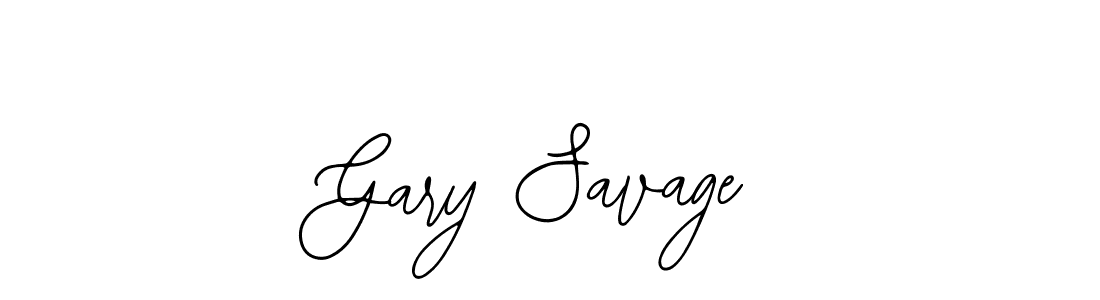 Bearetta-2O07w is a professional signature style that is perfect for those who want to add a touch of class to their signature. It is also a great choice for those who want to make their signature more unique. Get Gary Savage name to fancy signature for free. Gary Savage signature style 12 images and pictures png