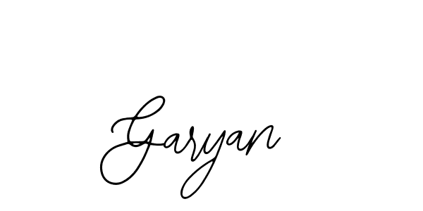 How to make Garyan signature? Bearetta-2O07w is a professional autograph style. Create handwritten signature for Garyan name. Garyan signature style 12 images and pictures png