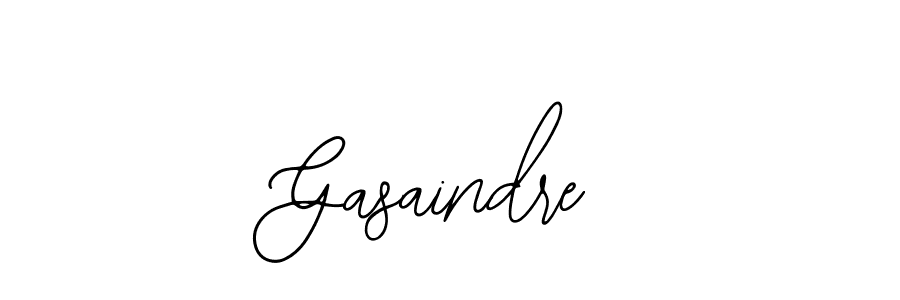 How to make Gasaindre name signature. Use Bearetta-2O07w style for creating short signs online. This is the latest handwritten sign. Gasaindre signature style 12 images and pictures png