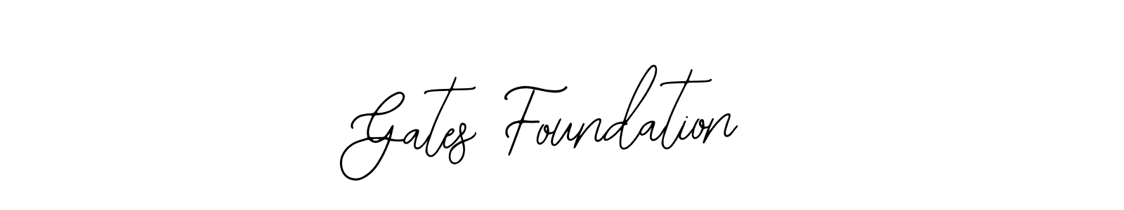 The best way (Bearetta-2O07w) to make a short signature is to pick only two or three words in your name. The name Gates Foundation include a total of six letters. For converting this name. Gates Foundation signature style 12 images and pictures png