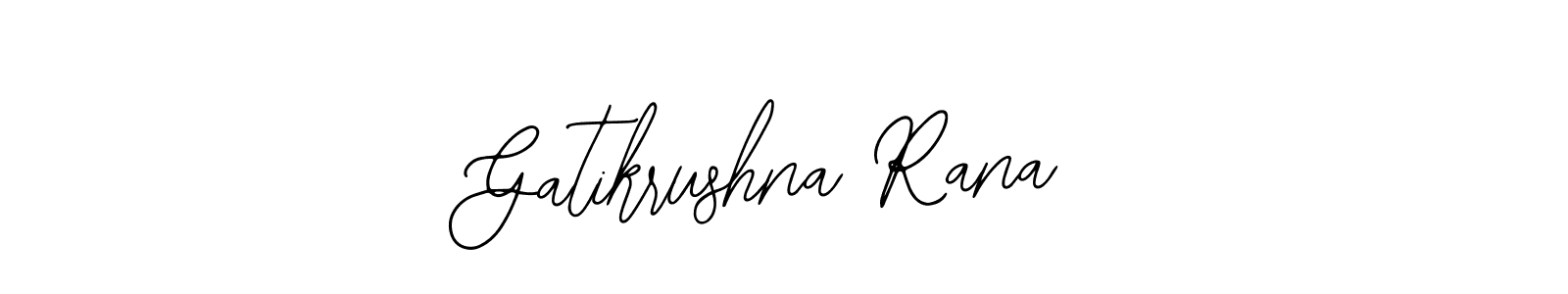 Similarly Bearetta-2O07w is the best handwritten signature design. Signature creator online .You can use it as an online autograph creator for name Gatikrushna Rana. Gatikrushna Rana signature style 12 images and pictures png