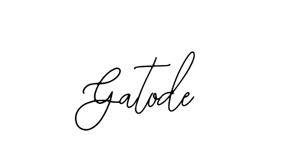 Use a signature maker to create a handwritten signature online. With this signature software, you can design (Bearetta-2O07w) your own signature for name Gatode. Gatode signature style 12 images and pictures png