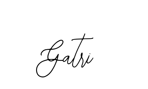 How to make Gatri name signature. Use Bearetta-2O07w style for creating short signs online. This is the latest handwritten sign. Gatri signature style 12 images and pictures png