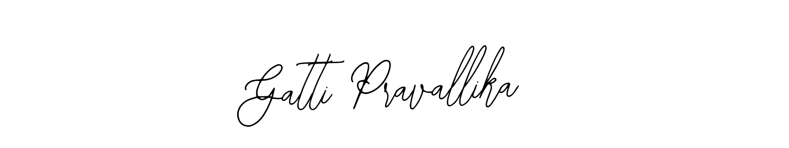 How to make Gatti Pravallika signature? Bearetta-2O07w is a professional autograph style. Create handwritten signature for Gatti Pravallika name. Gatti Pravallika signature style 12 images and pictures png