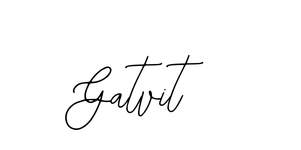 How to make Gatvit signature? Bearetta-2O07w is a professional autograph style. Create handwritten signature for Gatvit name. Gatvit signature style 12 images and pictures png