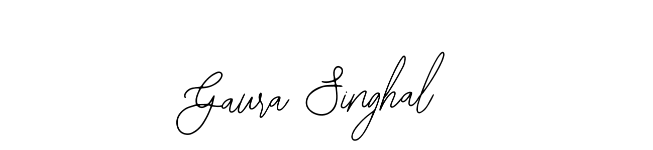 if you are searching for the best signature style for your name Gaura Singhal. so please give up your signature search. here we have designed multiple signature styles  using Bearetta-2O07w. Gaura Singhal signature style 12 images and pictures png