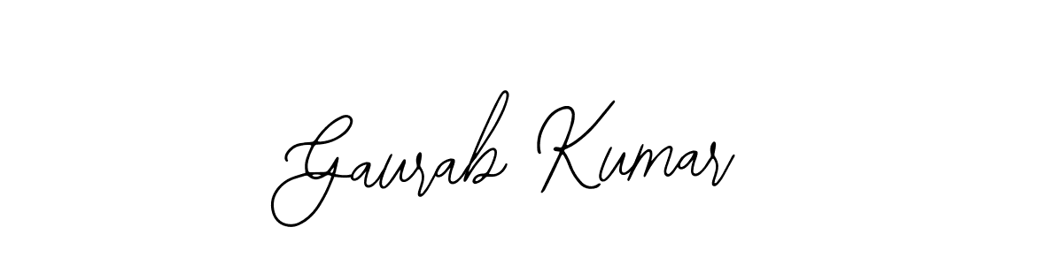 Design your own signature with our free online signature maker. With this signature software, you can create a handwritten (Bearetta-2O07w) signature for name Gaurab Kumar. Gaurab Kumar signature style 12 images and pictures png