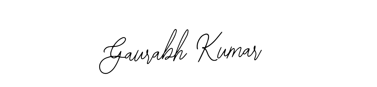Design your own signature with our free online signature maker. With this signature software, you can create a handwritten (Bearetta-2O07w) signature for name Gaurabh Kumar. Gaurabh Kumar signature style 12 images and pictures png