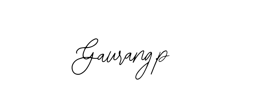 Make a beautiful signature design for name Gaurang.p. Use this online signature maker to create a handwritten signature for free. Gaurang.p signature style 12 images and pictures png