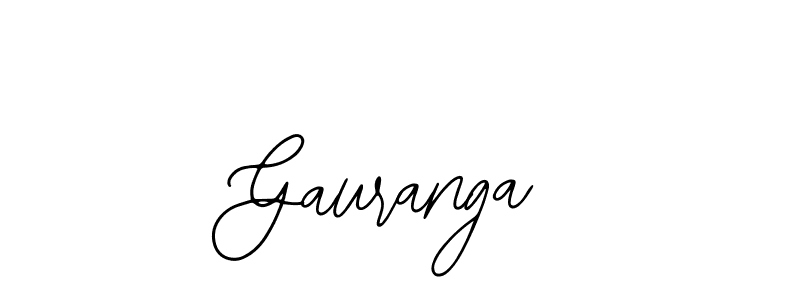 How to make Gauranga name signature. Use Bearetta-2O07w style for creating short signs online. This is the latest handwritten sign. Gauranga signature style 12 images and pictures png