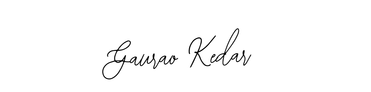 Design your own signature with our free online signature maker. With this signature software, you can create a handwritten (Bearetta-2O07w) signature for name Gaurao Kedar. Gaurao Kedar signature style 12 images and pictures png