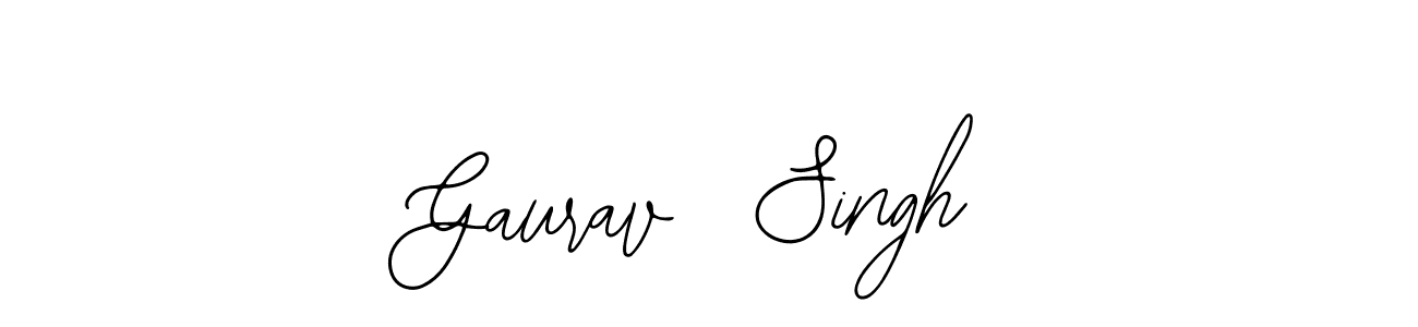 Bearetta-2O07w is a professional signature style that is perfect for those who want to add a touch of class to their signature. It is also a great choice for those who want to make their signature more unique. Get Gaurav  Singh name to fancy signature for free. Gaurav  Singh signature style 12 images and pictures png