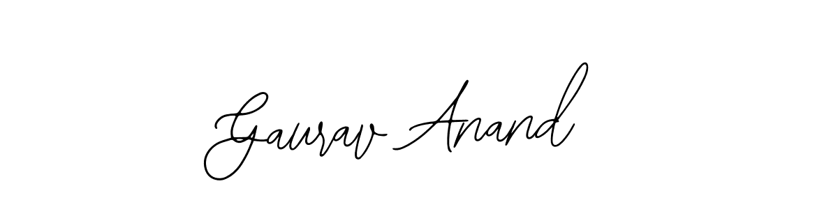 How to Draw Gaurav Anand signature style? Bearetta-2O07w is a latest design signature styles for name Gaurav Anand. Gaurav Anand signature style 12 images and pictures png