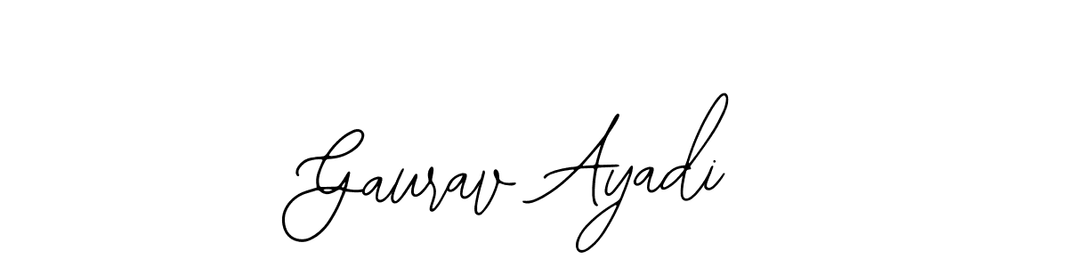 Gaurav Ayadi stylish signature style. Best Handwritten Sign (Bearetta-2O07w) for my name. Handwritten Signature Collection Ideas for my name Gaurav Ayadi. Gaurav Ayadi signature style 12 images and pictures png