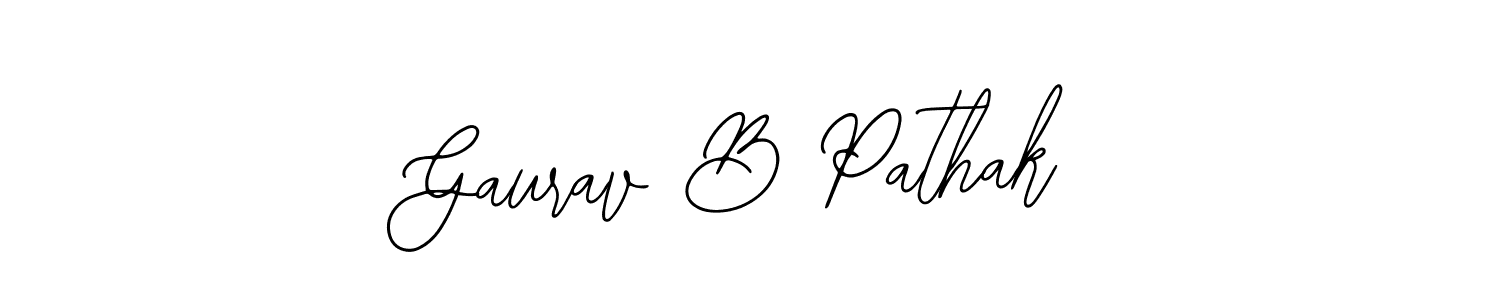 It looks lik you need a new signature style for name Gaurav B Pathak. Design unique handwritten (Bearetta-2O07w) signature with our free signature maker in just a few clicks. Gaurav B Pathak signature style 12 images and pictures png