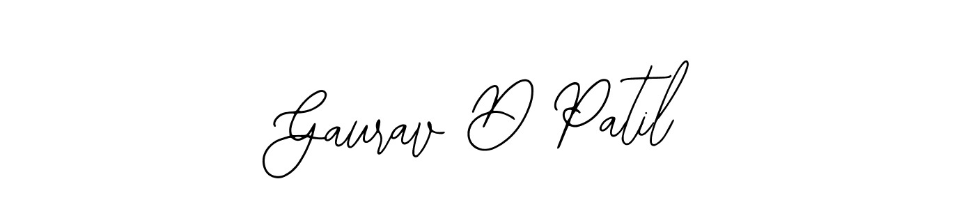 Bearetta-2O07w is a professional signature style that is perfect for those who want to add a touch of class to their signature. It is also a great choice for those who want to make their signature more unique. Get Gaurav D Patil name to fancy signature for free. Gaurav D Patil signature style 12 images and pictures png