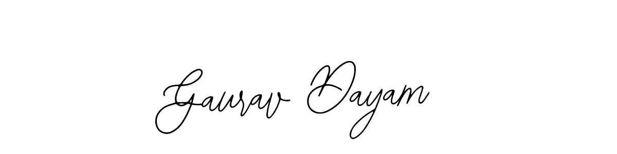 Make a beautiful signature design for name Gaurav Dayam. Use this online signature maker to create a handwritten signature for free. Gaurav Dayam signature style 12 images and pictures png