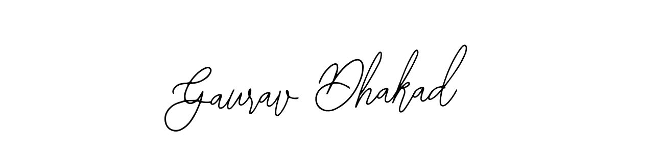 Gaurav Dhakad stylish signature style. Best Handwritten Sign (Bearetta-2O07w) for my name. Handwritten Signature Collection Ideas for my name Gaurav Dhakad. Gaurav Dhakad signature style 12 images and pictures png