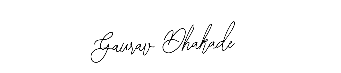 Also we have Gaurav Dhakade name is the best signature style. Create professional handwritten signature collection using Bearetta-2O07w autograph style. Gaurav Dhakade signature style 12 images and pictures png