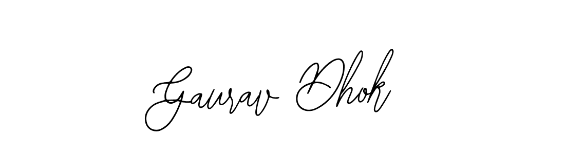 Similarly Bearetta-2O07w is the best handwritten signature design. Signature creator online .You can use it as an online autograph creator for name Gaurav Dhok. Gaurav Dhok signature style 12 images and pictures png
