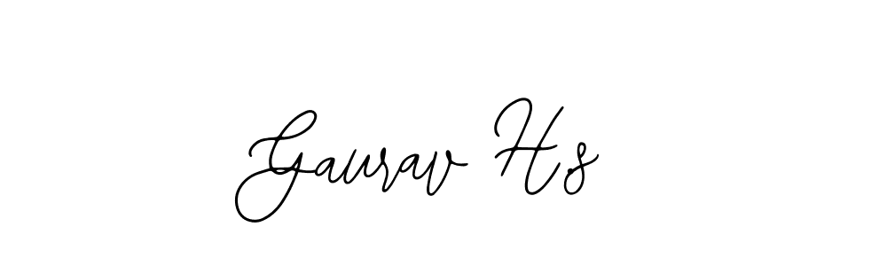 Also You can easily find your signature by using the search form. We will create Gaurav H.s name handwritten signature images for you free of cost using Bearetta-2O07w sign style. Gaurav H.s signature style 12 images and pictures png